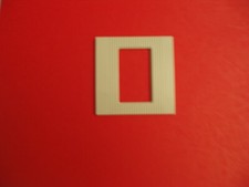 Plaque de finition gris princesse Railux Legrand neuve