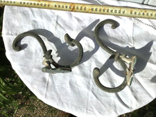 Lot de 2 superbes PATERE PORTE MANTEAUX en fonte art nouveau Atelier