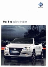 Catalogue Brochure VW Eos White Night 05/2009 Allemagne Deutschland
