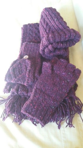 Ensemble écharpe chapeau et - ensemble, écharpe,