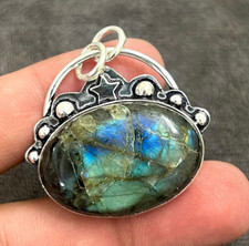 Pendentif en labradorite