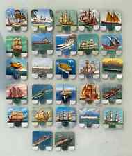 lot de 27 bateaux tôles publicitaires HUILOR