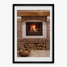 Photo Le salon 70x100cm Cadre