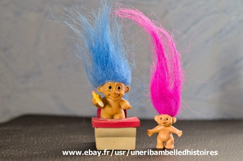 Lot figurines troll - 2,