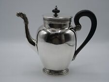 RARE CAFETIERE EN ARGENT MASSIF POINCON MINERVE 1 ER TITRE DECOR MASCARON