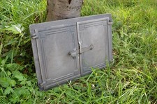 475 x 325mm Couleur Neuf Porte de four à pizza, poêle à bois, Fonte Fumoir ZEb20