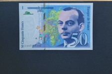 ** 50 Francs 1999 * Saint-Exupéry * Série Z.47 * TTB+/VF+ * BANQUE DE FRANCE **