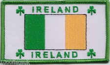 Insigne patch brodé drapeau