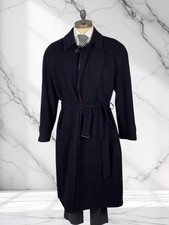 Manteau Long Bleu Foncé avec