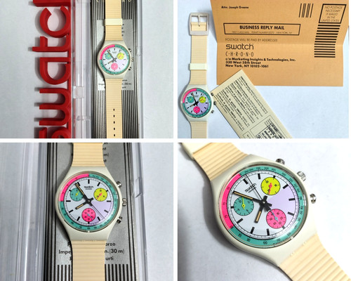 Swatch chrono new scw100 white - swatch,