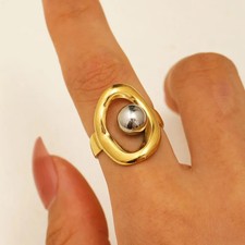 Bague ouverte Multi-Anneaux