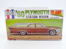 JO-HAN 1/25 MAQUETTE '60 PLYMOUTH STATION WAGON #C-4560 USA OLDIES NEUF BLISTER