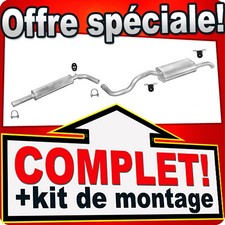 Ligne pot d'échappement pour