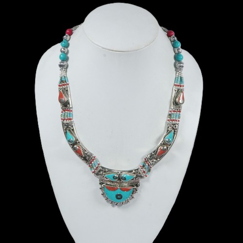 Collier ancien argent - ancien, en