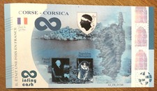 2023 CORSE CORSICA BILLET INFINY CASH NO 0 EURO SOUVENIR BANKNOTE PAPER MONEY