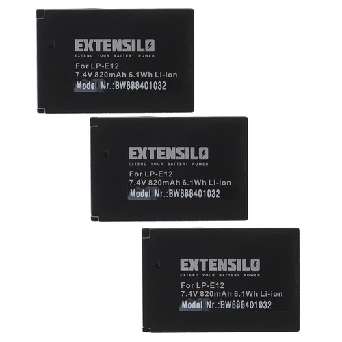 Batteries pour canon - 3, eos