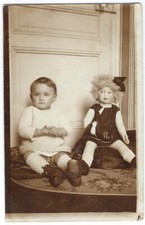 photo snapshot 1930 bébé et