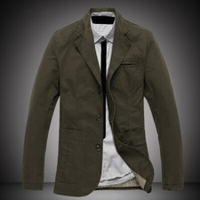 Homme Coton Costume Blazer