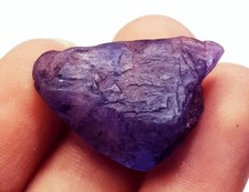 Rough Tanzanite Naturel 32,00 Ct Pierre Précieuse Certifiée Avec Cadeau Gratuit
