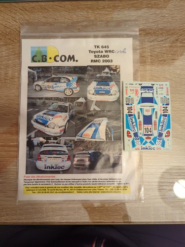 Decal toyota corolla wrc - toyota,