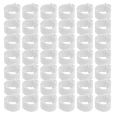 100 pcs Plastique Pigeon Foot Bague oiseaux Jambes Bagues Pigeon Foot Bands