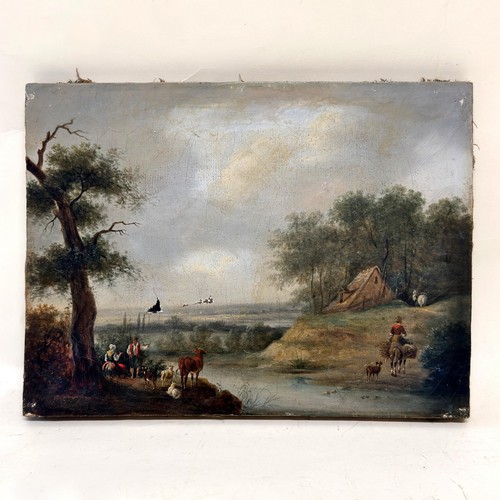 Ancien tableau hst paysage - ancien,