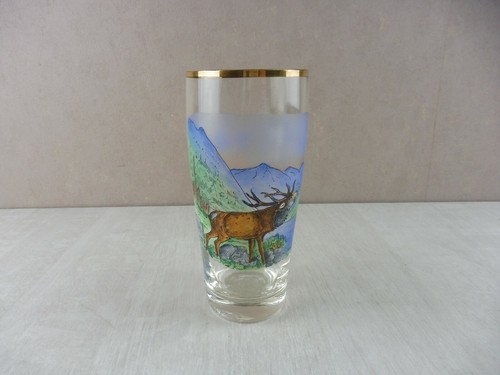 Ancien verre moulé - ,, décor