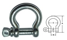 Manille Lyre 13mm Libre inox