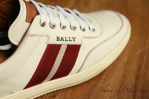 Baskets bally toile cuir - toile, de
