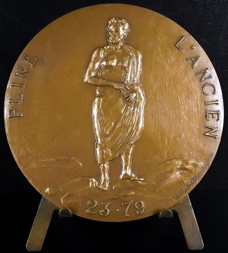 Médaille gaius plinius - gaius, pline