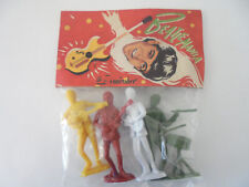 4 Figurines Beatles PVC Emirober années 60 8cm Beatlemania Vintage Jouet REF11