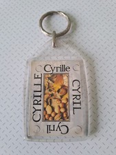 PORTE CLE PRÉNOM CYRIL CYRILLE - COLLECTION FRENCH FIRST NAME