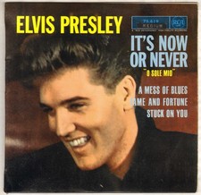 ELVIS PRESLEY "IT'S NOW OR NEVER" EP RCA 75 619 / 86 288 (10-60)