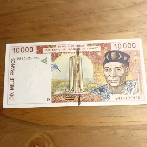 000 francs 1998 bceao mali - 10,