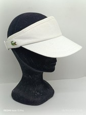 Casquette Lacoste 🐊 Made in France / Collector Vintage Retro Cap / Blanc Vert