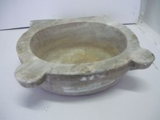 Antique Bénitier Évier en Marbre Église '700