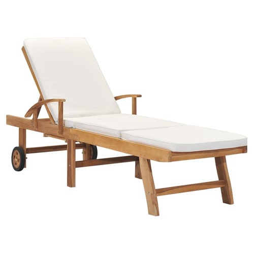 Bois teck solide chaises - 2x,