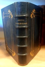 [RELIURE KIEFFER-TIRAGE DE TETE SUR CHINE] Contes d'HAMILTON, vol. I-IV.