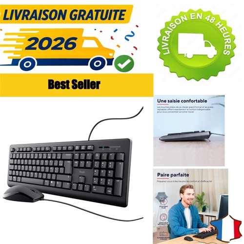 Ensemble clavier souris - , trust