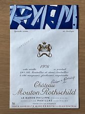 RARE ETIQUETTE DE VIN NEUVE -