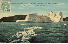 CANADA #61257 ICEBERG STRANDED OUTSIDE ST JOHN'S HARBOUR FOR THREE WEEKS