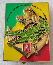Insigne COLO Au CONGO Brazza COOPÉRATION A Identifier  Peut-être 3ème-8ème RPIMa