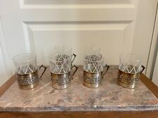 Ancien 6x Porte Verre Porte