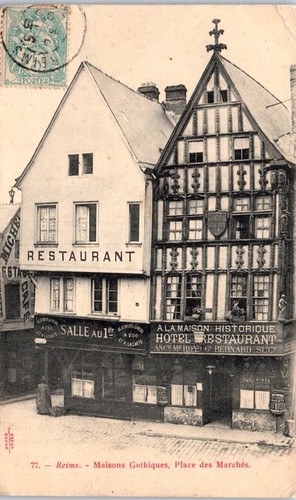Reims carte postale - 51,