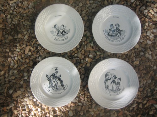 Lot assiettes parlantes - lot, 4