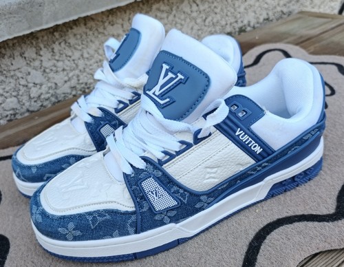 Sneakers homme bleu blanc - , t45