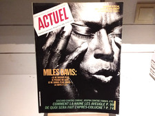 JAZZ / MAGAZINE MILES DAVIS/ " ACTUEL " NOVEMBRE 1986