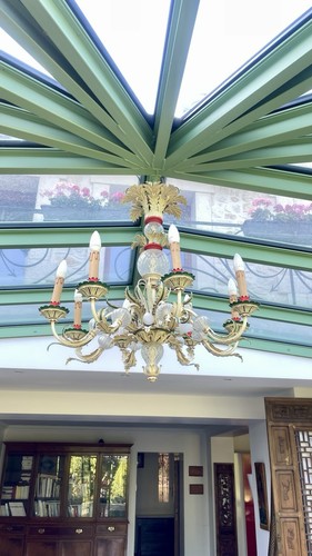 Superbe lustre fer forgé - lustre,