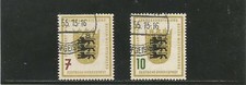 GERMANY WEST n° 89/90 used