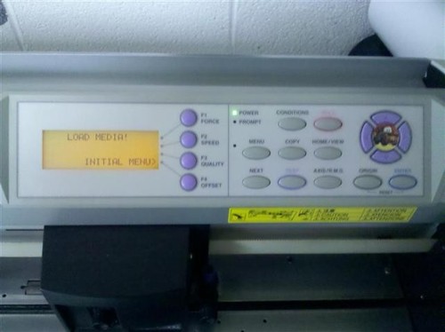 Graphtec cutting plotter - cutting,